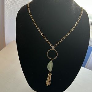 Sugarfix Circle Tassel Necklace